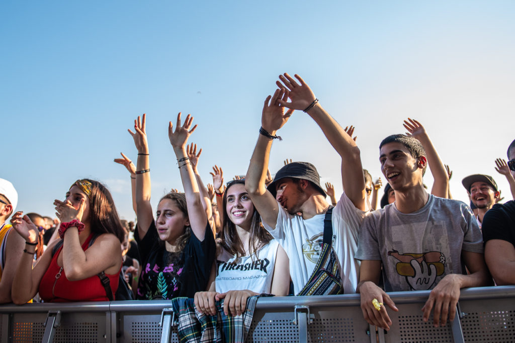 Η πρώτη γραμμή από το κοινό στο Release Athens Festival 2019