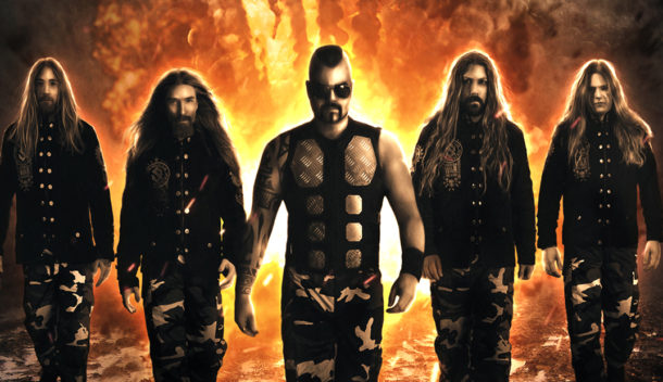 Οι Sabaton στο Κλειστό Φάληρο Release Athens Festival 2019 Joakim Brodén, Pär Sundström, Chris Rörland, Hannes Van Dahl, Tommy Johansson